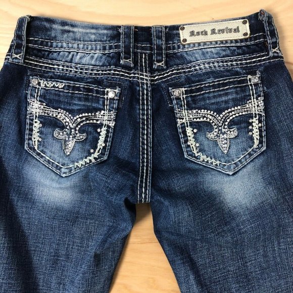 Rock Revival Sz 26 Lynkai Easy Crop - Picture 4 of 8